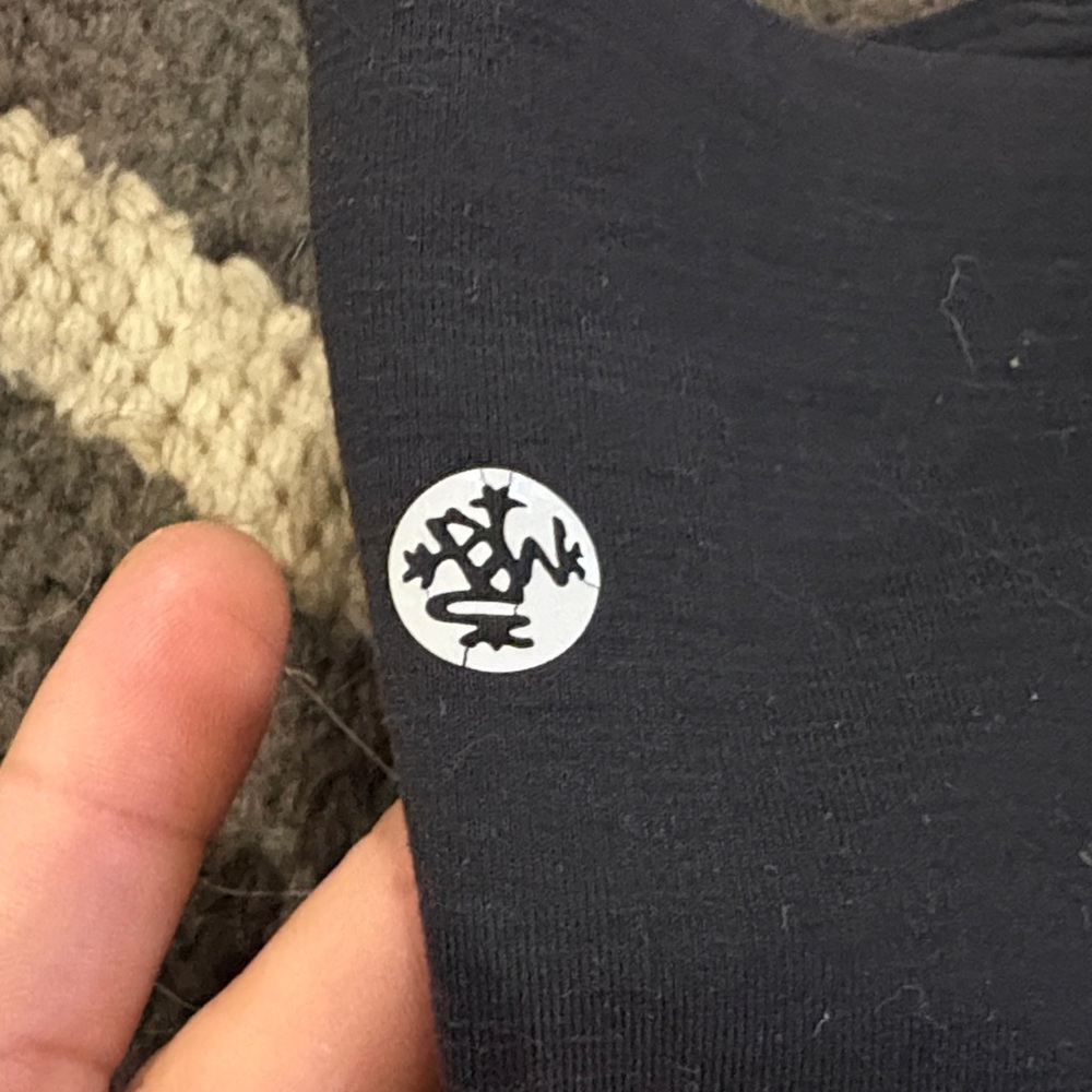 Manduka Black and Gray Women's Leggings - Picture 3 of 4
